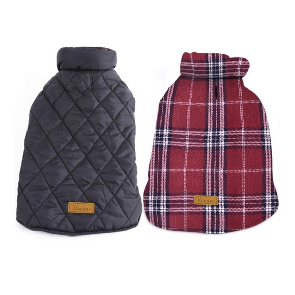Kuoser Other - ☘4 for $25☘NEW Reversible Dog Jacket Size Large